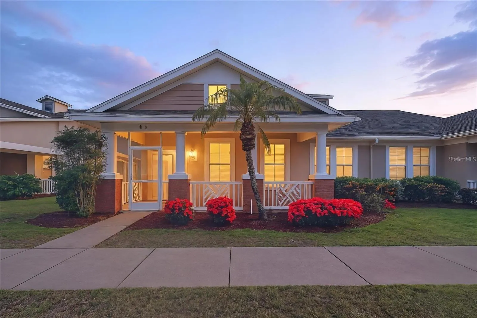 Exterior Front Twilight View