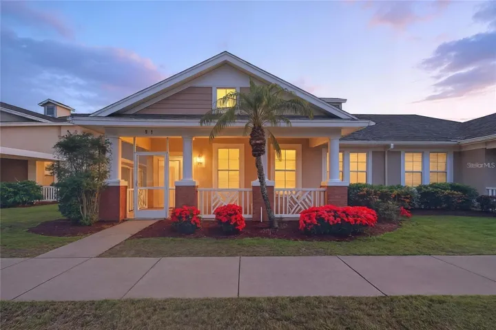Exterior Front Twilight View