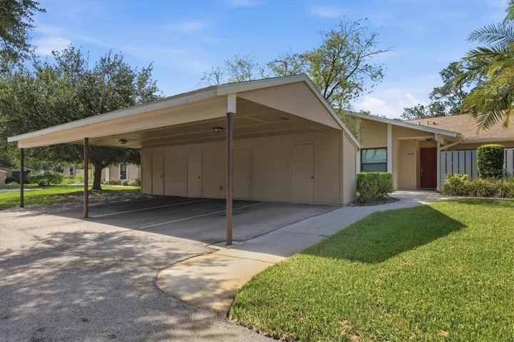 Your 1 car carport &amp; storage with plenty of overflow parking