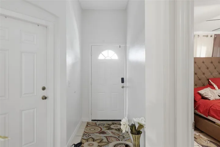Interior front entry