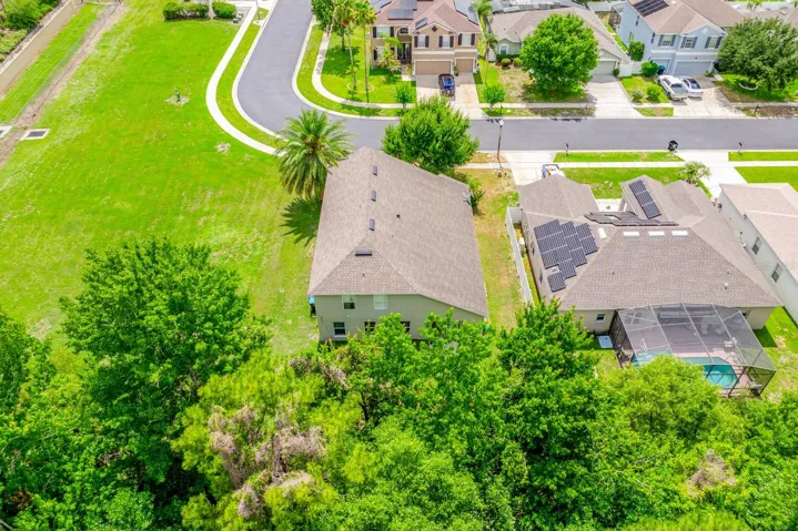 Spacious conservation lot with no neighbors on one side!