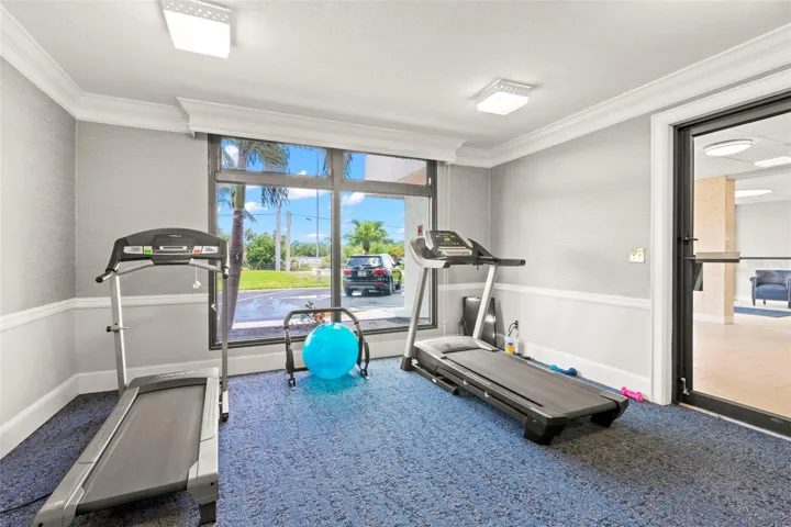 more of the fitness center