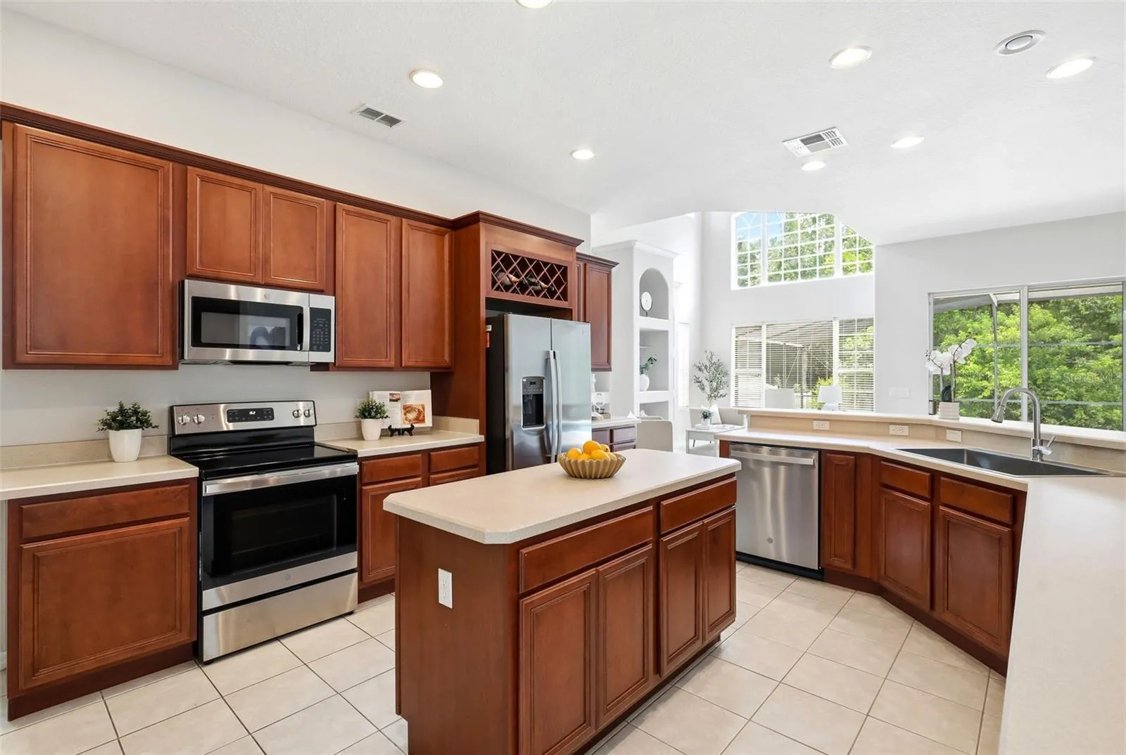 42-inch custom cabinetry