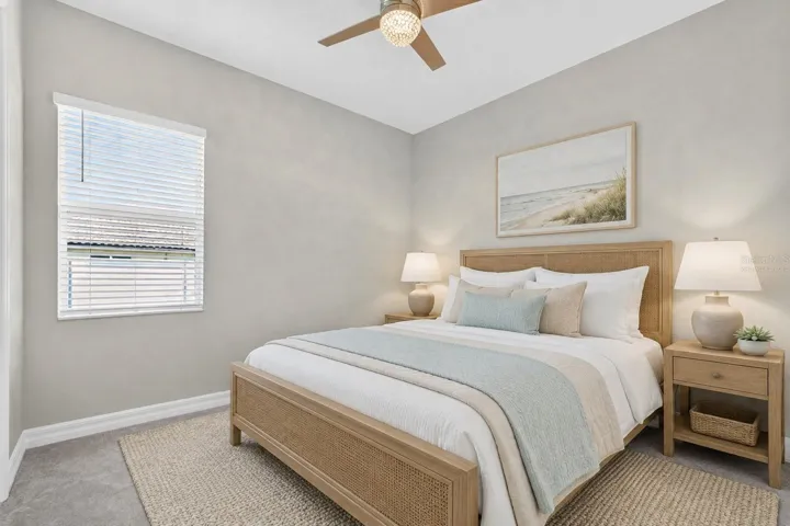Virtually Staged Bedroom