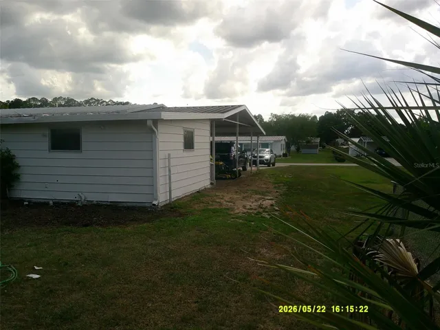 Left side from back yard