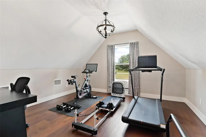 Spacious loft provides incredible flexibility & can easily serve as an office, hobby, or additional living space to fit your lifestyle.