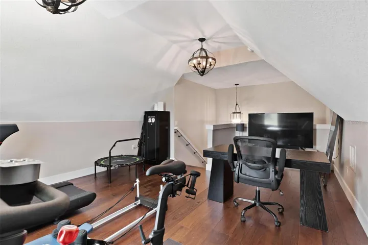 Spacious loft provides incredible flexibility & can easily serve as an office, hobby, or additional living space to fit your lifestyle.