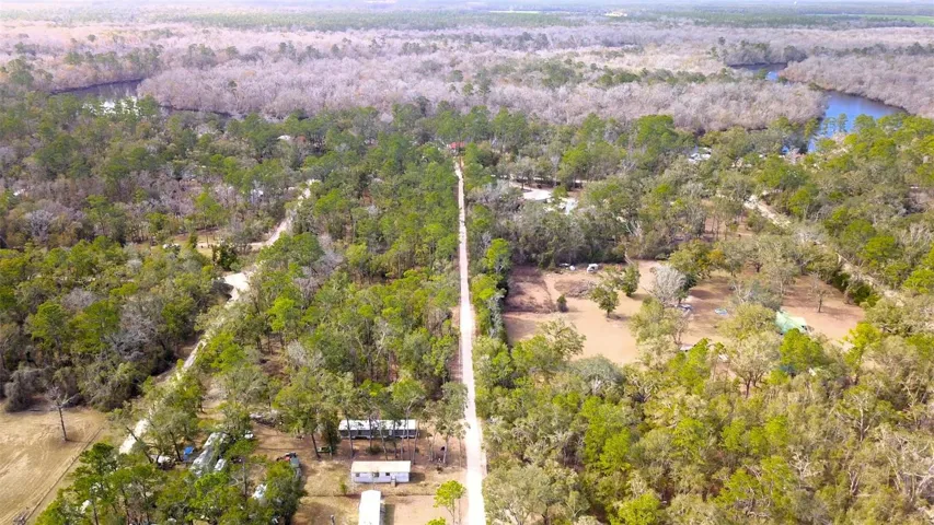 Aerial view with the property in the bottom