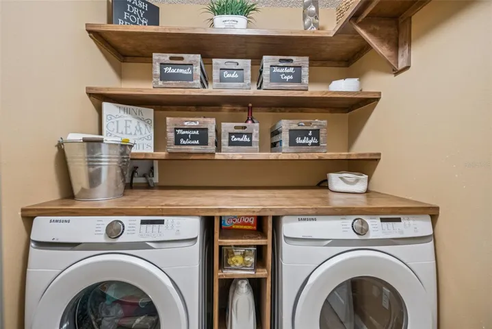 Laundry room.