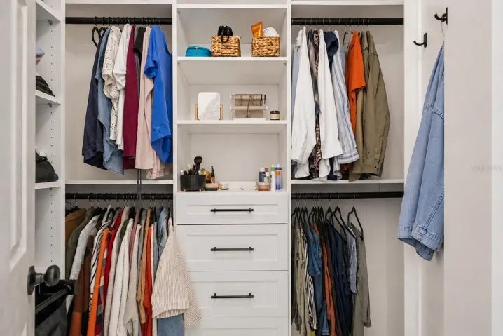 Second closet in primary suite.