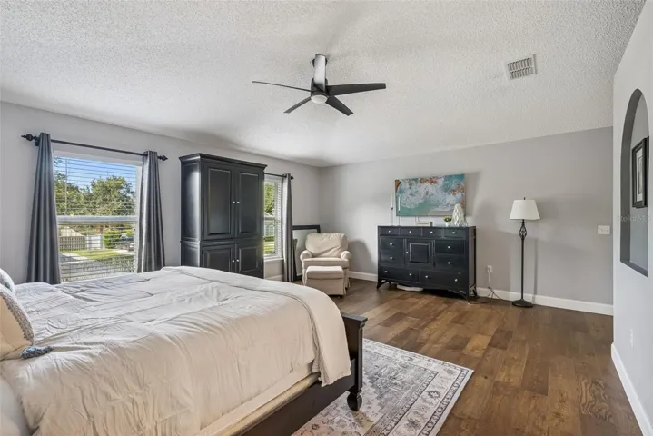 Spacious Upstairs Primary Bedroom.
