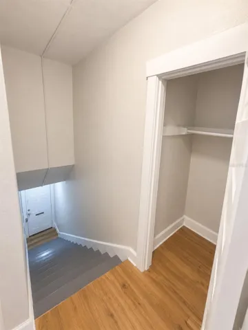 Front Door Stairs & Storage Room * Digitally Enhanced