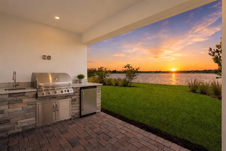 AI Rendering of Future Outdoor Kitchen (pre-plumb exists)
