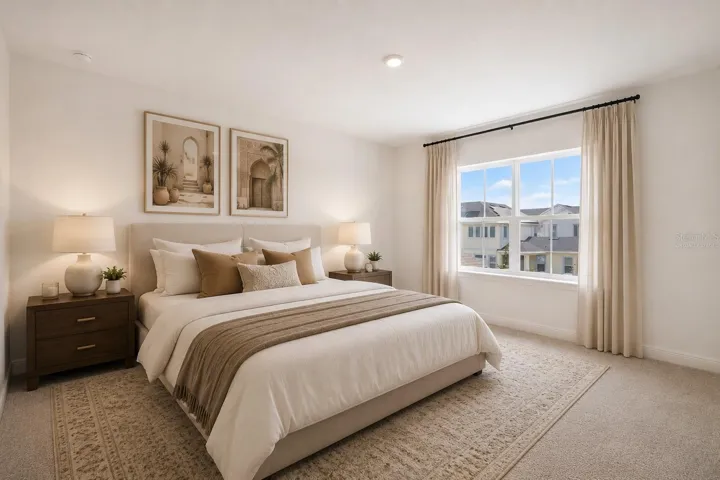 Virtually Staged Upstairs Bed 5