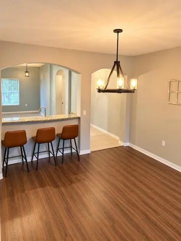 View of Dining Space &amp; Bar Area