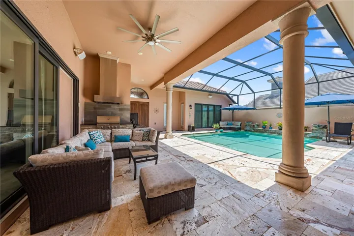 Covered Entertaining Area