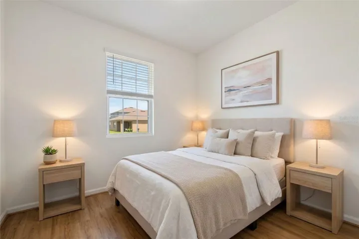 Virtually Staged Bedroom