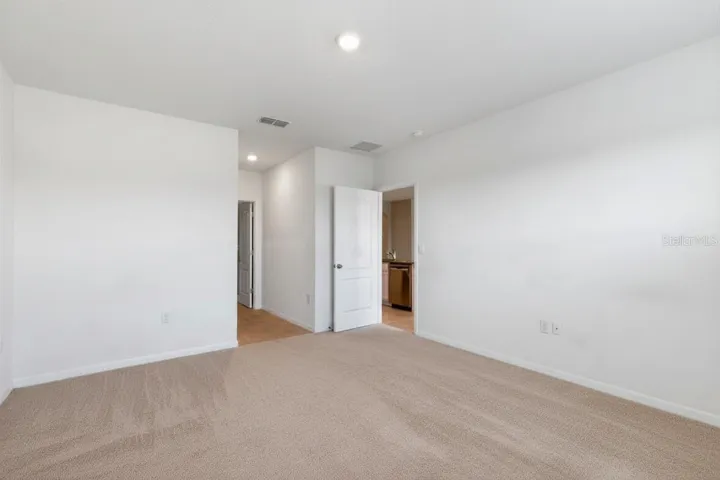 Spacious primary suite