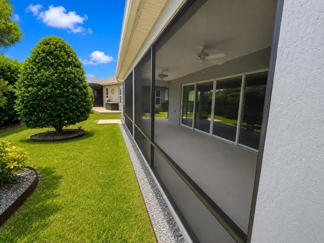 Back enclosed porch