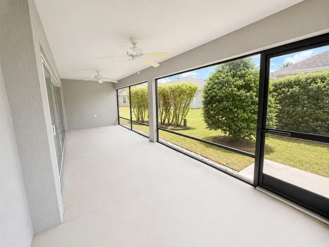 Back enclosed porch
