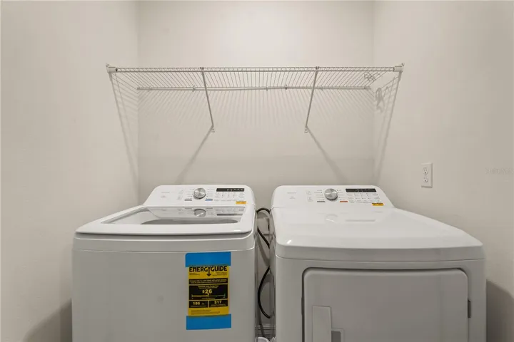 Laundry closet.