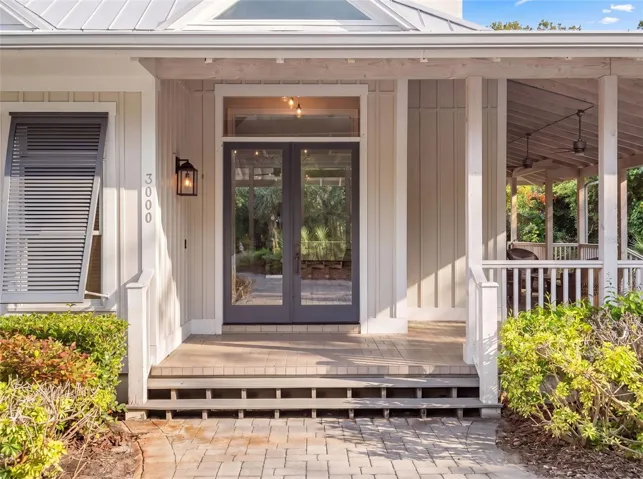 Covered Front Entrance