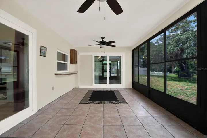 Enclosed sunroom