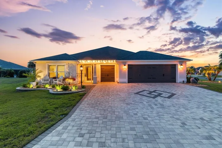 NIGHT SHOT WITH HARDWIRED EXTERIOR LIGHTING