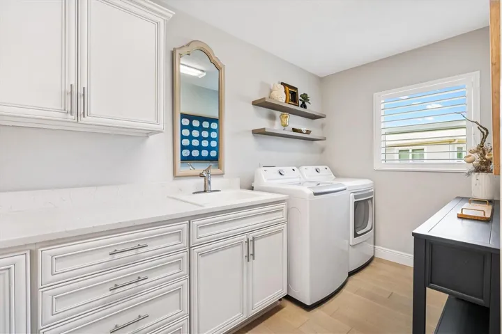 WHAT A LAUNDRY ROOM*SO MUCH STORAGE!!!
