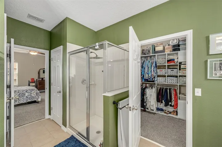 Ensuite bathroom w/ walk-in closet