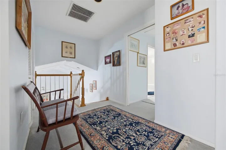 Upstairs Hallway angle 2 - top of stairs
