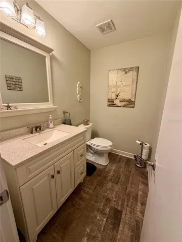Beautifully updated downstairs half bathroom