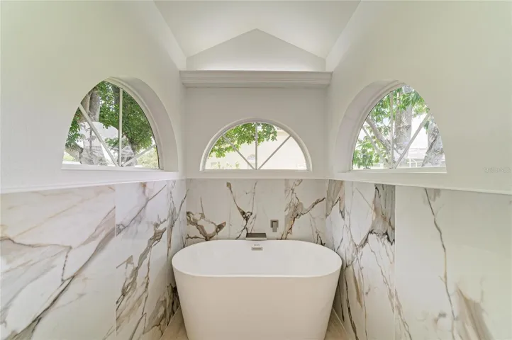 Primary Bathroom Acrylic Tub