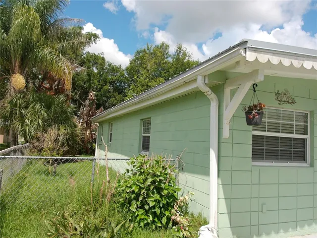 Fenced Side Yard