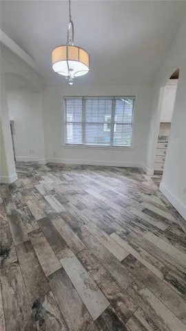 Dining Room with plenty of natural light.
