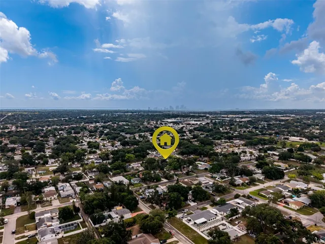 Downtown St. Pete in the horizon