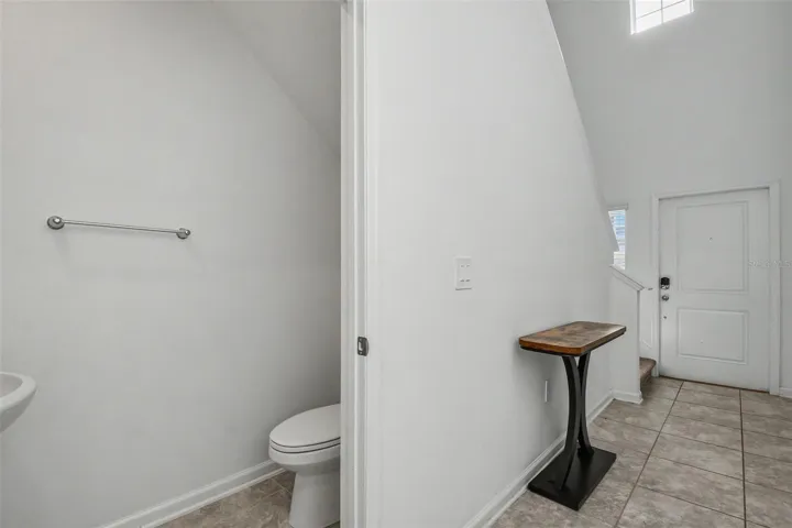 1st floor half bath