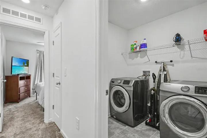 Laundry Room next to bedrooms