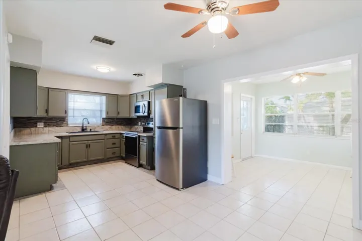 Kitchen and Bonus Room