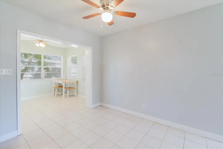 Dining Area and Bonus Room