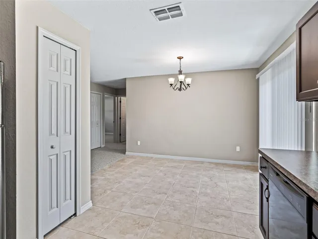 Pantry and dining room