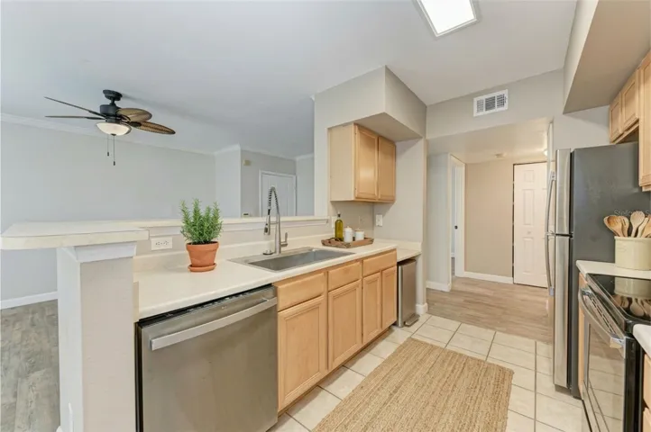 Virtually Staged Kitchen