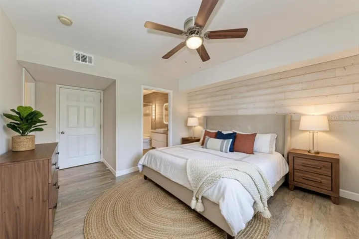 Virtually Staged Primary Bedroom