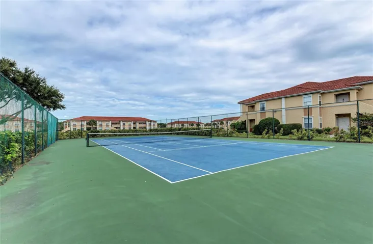 Community tennis courts