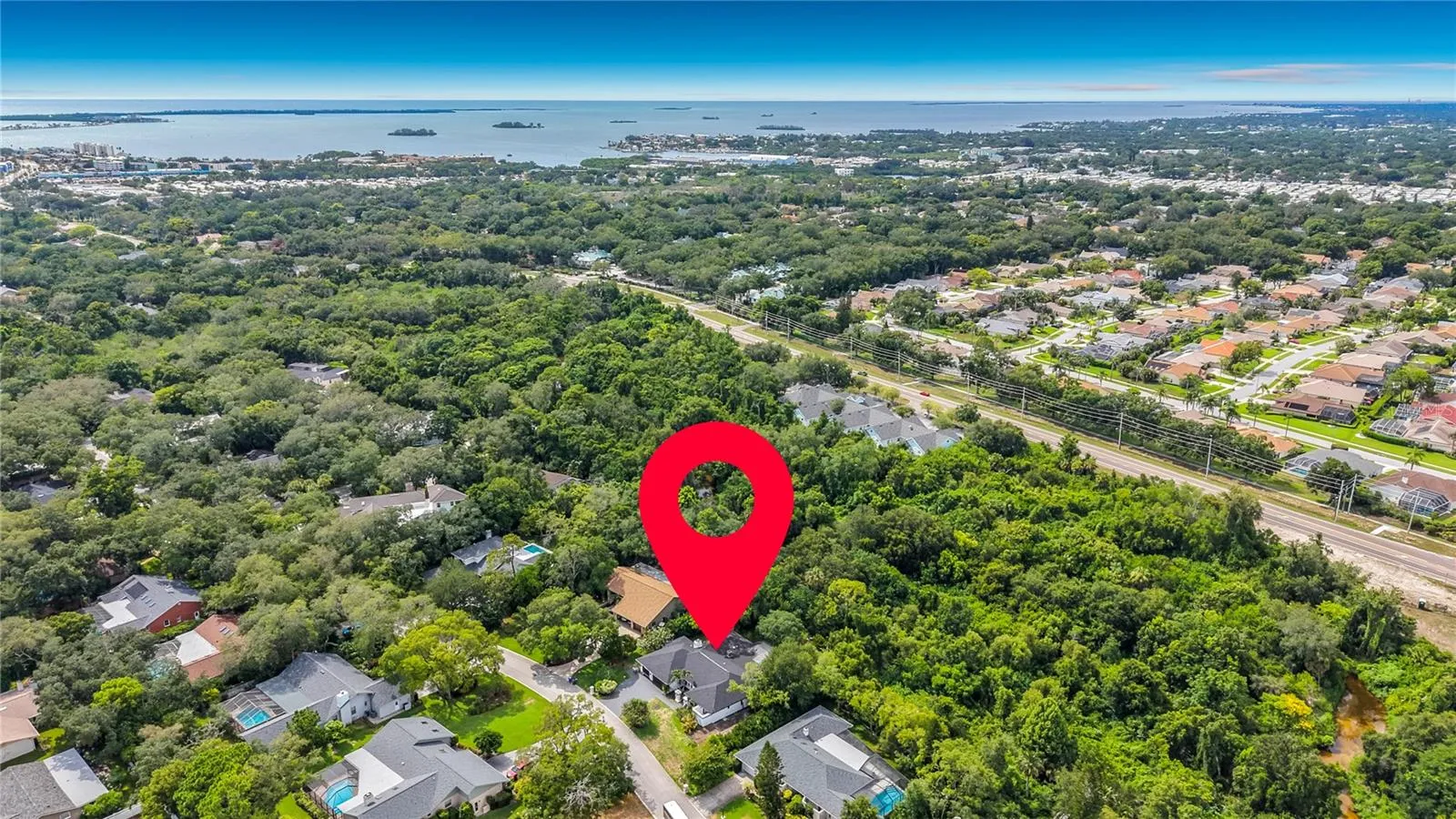 View of honeymoon island