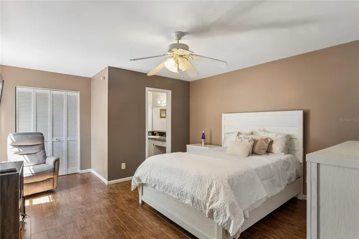 Large Primary Suite with 2 closets and sitting area