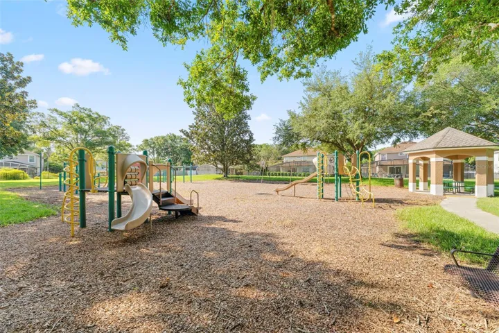 Backs to the Community Playground