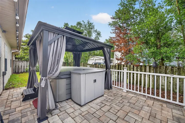 Hot Tub and Gazebo