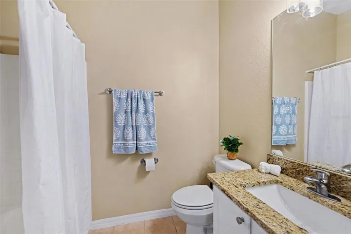 Secondary bathroom