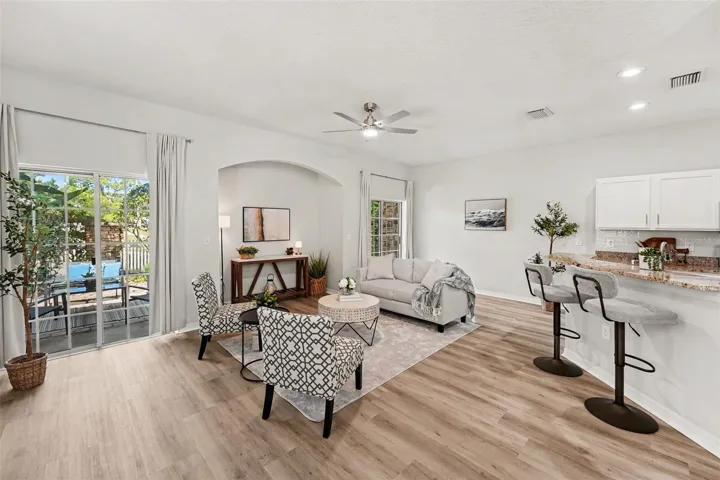 Plenty of natural light in your living room